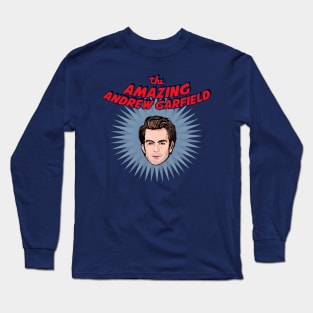 The Amazing Andrew Garfield (with sunburst) Long Sleeve T-Shirt